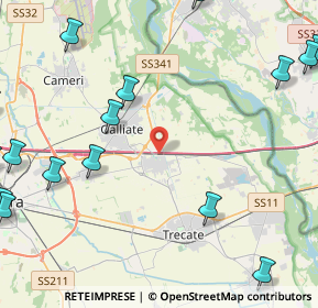 Mappa Via don G. Bosco, 28068 Romentino NO, Italia (6.635)