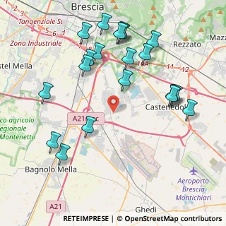 Mappa Via Sant'Angela Merici, 25010 Borgosatollo BS, Italia (4.575)