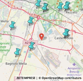 Mappa Via Sant'Angela Merici, 25010 Borgosatollo BS, Italia (5.28917)