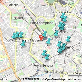 Mappa Via Giuseppe Antonio Sassi, 20123 Milano MI, Italia (1.092)