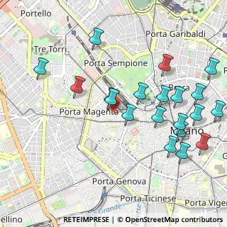 Mappa Via Giuseppe Antonio Sassi, 20123 Milano MI, Italia (1.1415)