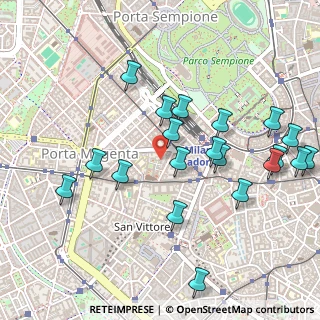 Mappa Via Giuseppe Antonio Sassi, 20123 Milano MI, Italia (0.5465)