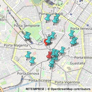 Mappa Via Dante, 20121 Milano MI, Italia (0.8675)