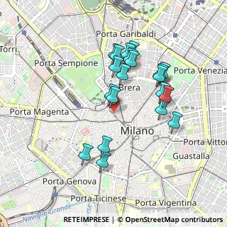 Mappa Via Dante, 20121 Milano MI, Italia (0.8385)