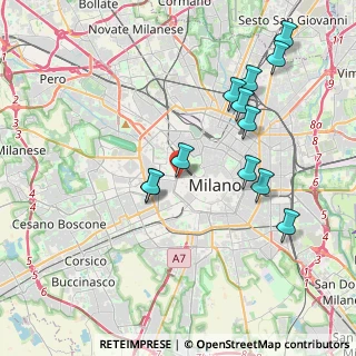 Mappa Via Enrico Toti, 20123 Milano MI, Italia (3.98417)