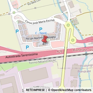 Mappa Piazza Santa Caterina, 8, 28060 Vicolungo, Novara (Piemonte)