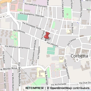 Mappa Via Eugenio Villoresi, 32, 20011 Corbetta, Milano (Lombardia)