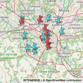 Mappa Piazza Piemonte, 20149 Milano MI, Italia (6.10278)