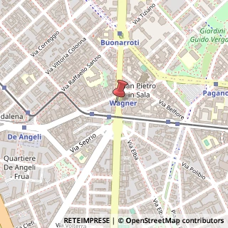 Mappa Via Michelangelo Buonarroti,  6, 20145 Milano, Milano (Lombardia)
