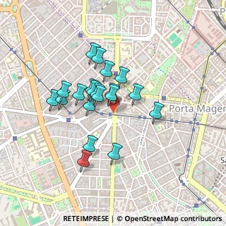 Mappa Piazza Piemonte, 20149 Milano MI, Italia (0.348)