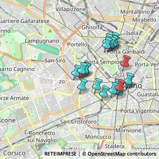 Mappa Piazza Piemonte, 20149 Milano MI, Italia (1.685)