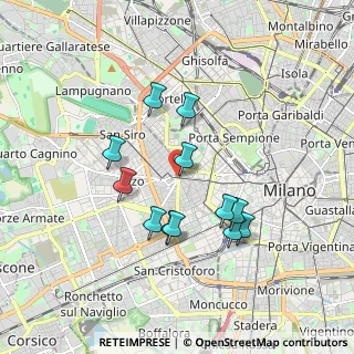 Mappa Piazza Piemonte, 20149 Milano MI, Italia (1.59333)