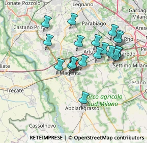Mappa Via Goito, 20013 Magenta MI, Italia (6.4365)