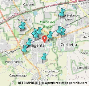 Mappa Via Goito, 20013 Magenta MI, Italia (1.61769)