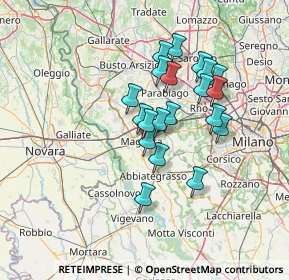 Mappa Via Goito, 20013 Magenta MI, Italia (11.101)