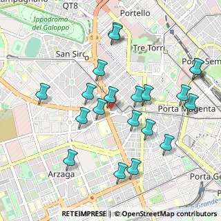 Mappa Via Parmigianino, 20149 Milano MI, Italia (1.031)