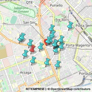 Mappa Via Parmigianino, 20149 Milano MI, Italia (0.7265)