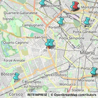 Mappa Via Parmigianino, 20149 Milano MI, Italia (3.27462)