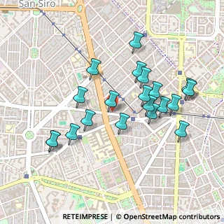Mappa Via Parmigianino, 20149 Milano MI, Italia (0.4545)