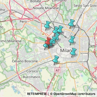 Mappa Via Parmigianino, 20149 Milano MI, Italia (2.36917)