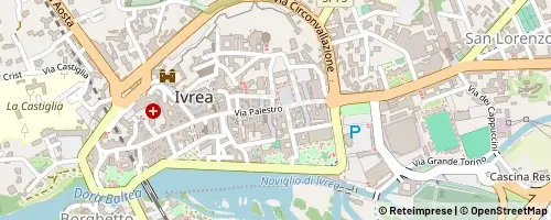 Mappa Ivrea