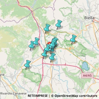 Mappa Via corte d'assise, 10015 Ivrea TO, Italia (4.24786)