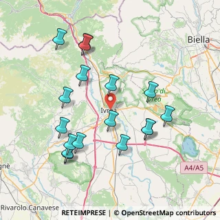 Mappa Via corte d'assise, 10015 Ivrea TO, Italia (8.04412)