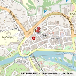 Mappa Via Quattro Martiri, 45, 10015 Ivrea, Torino (Piemonte)