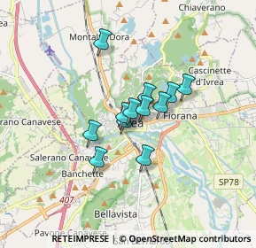 Mappa Vicolo Samaritano, 10015 Ivrea TO, Italia (1.04583)