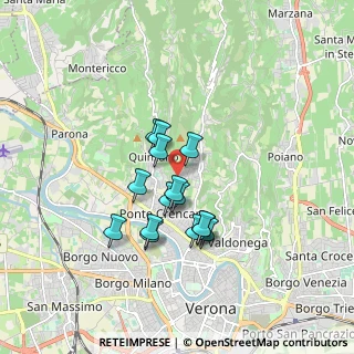 Mappa Strada del Casalino, 37127 Verona VR, Italia (1.33067)