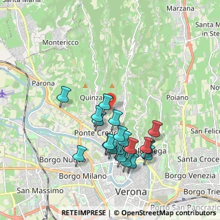 Mappa Strada del Casalino, 37127 Verona VR, Italia (1.854)