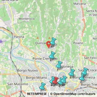 Mappa Strada del Casalino, 37127 Verona VR, Italia (2.97545)