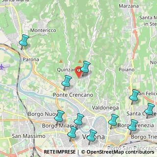 Mappa Strada del Casalino, 37127 Verona VR, Italia (2.97273)