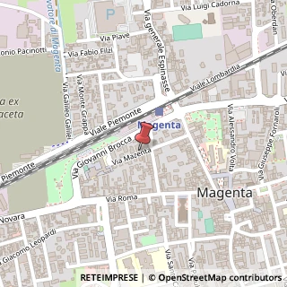 Mappa Via Mazenta, 24, 20013 Magenta, Milano (Lombardia)