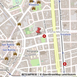 Mappa Corso Monforte, 31, 20122 Milano, Milano (Lombardia)