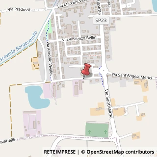 Mappa Via Gaetano Donizetti, 23, 25010 Borgosatollo, Brescia (Lombardia)