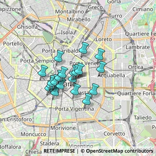 Mappa Corso Monforte, 20121 Milano MI, Italia (1.253)
