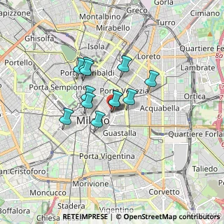 Mappa Corso Monforte, 20121 Milano MI, Italia (1.1575)