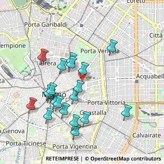 Mappa Corso Monforte, 20121 Milano MI, Italia (0.986)