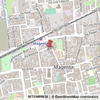 Mappa Via Mazenta, 9, 20013 Magenta, Milano (Lombardia)