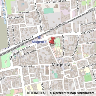 Mappa Via IV Giugno, 64, 20013 Magenta, Milano (Lombardia)