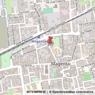 Mappa Via IV Giugno, 61/A, 20013 Magenta, Milano (Lombardia)