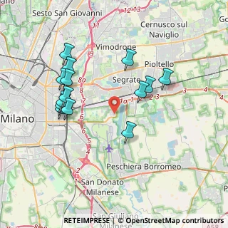 Mappa Via Eugenio Montale, 20154 Segrate MI, Italia (3.76357)