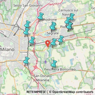 Mappa Via Eugenio Montale, 20154 Segrate MI, Italia (3.99929)