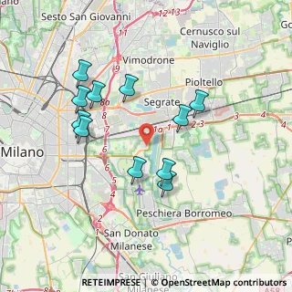 Mappa Via Eugenio Montale, 20154 Segrate MI, Italia (3.46455)