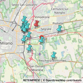 Mappa Via Eugenio Montale, 20154 Segrate MI, Italia (3.89765)