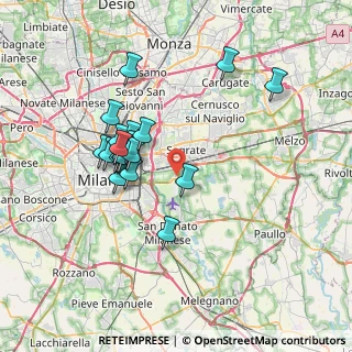 Mappa Via Eugenio Montale, 20154 Segrate MI, Italia (6.55316)
