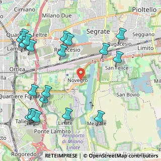 Mappa Via Eugenio Montale, 20154 Segrate MI, Italia (2.806)