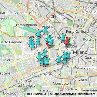 Mappa Via Asti, 20149 Milano MI, Italia (1.3515)