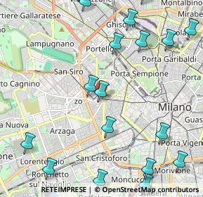 Mappa Via Asti, 20149 Milano MI, Italia (3.0545)